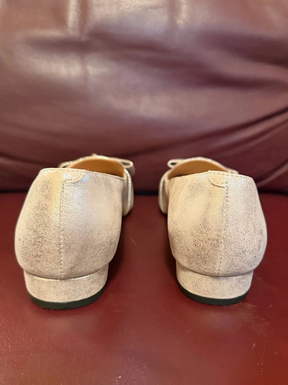 Talbots Metallic Loafers